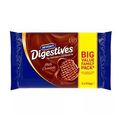 McVities Chocolate Digestive Twin Pack (2 x316g)