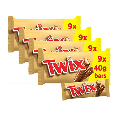 Twix Chocolate Bar 4x9x40g