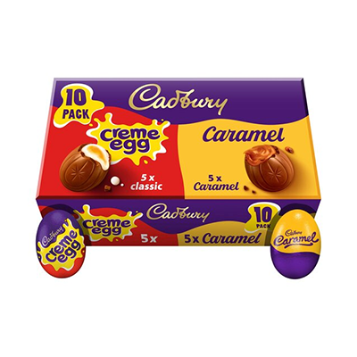Cadbury Creme Egg & Caramel Eggs Mixed Pack exported worldwide by Expats Pantry