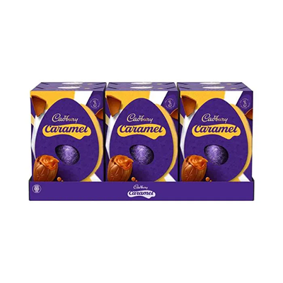 Cadbury Caramel Egg Easter Egg Box of 6 Delivered worldwide to Expats