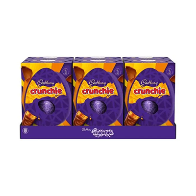 Cadbury Crunchie Easter Egg Box of 6 - Delivered worldwide to Expats