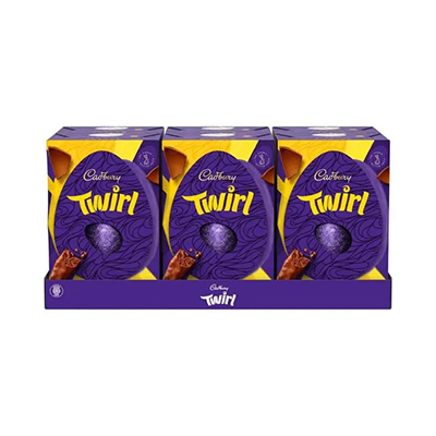 Cadbury Twirl Egg Easter Egg Box of 6 - Delivered worldwide to Expats