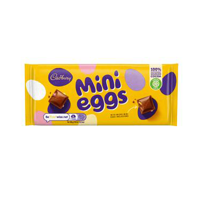 Mini Eggs Chocolate Bar 110g Delivered Worldwide