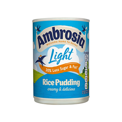 Ambrosia Low Fat Rice Pudding Can 400g
