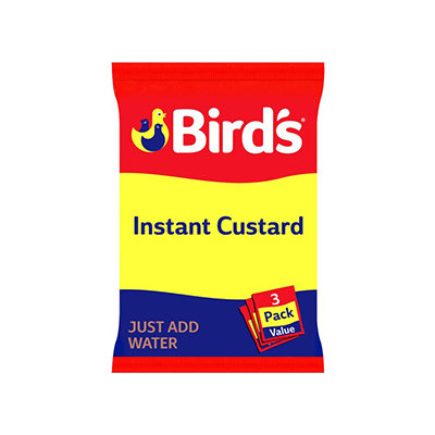 Birds Instant Custard Powder Sachets (3 x 75g)
