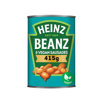 Heinz Baked Beans & Vegan Sausages 415g