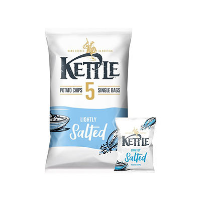 Kettle Chips - Multipack - Lightly Salted - Pack of 5