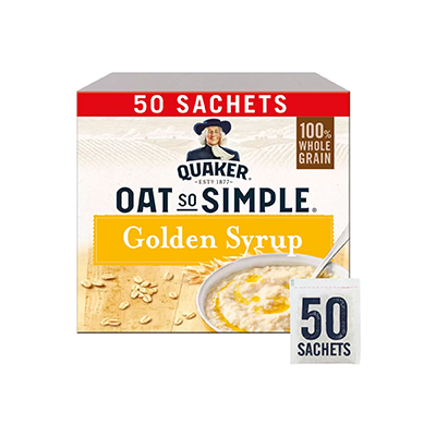 Quaker Oats So Simple Golden Syrup - 50 Pack
